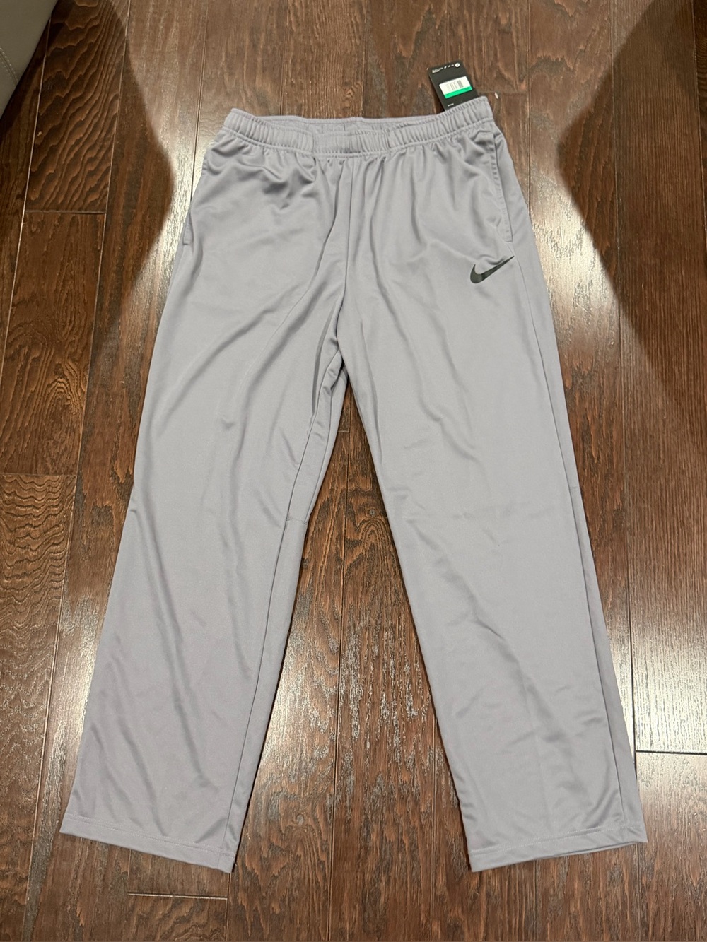 Nike Men Totality Dri-Fit Open Hem Versatile Pant Gray Size X-Large NEW